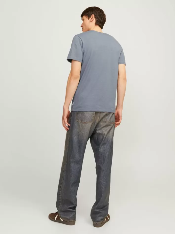 JACK & JONES T-shirts | Plain Round Neck T-shirt
