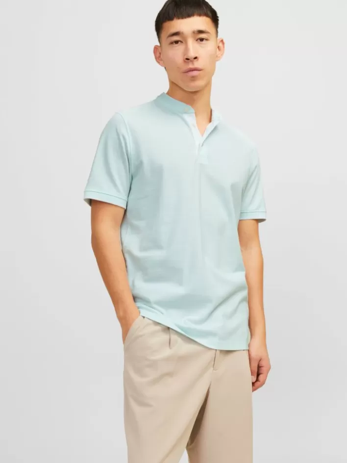 JACK & JONES T-shirts | Plain Shirt collar Polo
