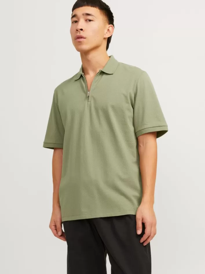 JACK & JONES T-shirts | Plain Shirt collar Polo