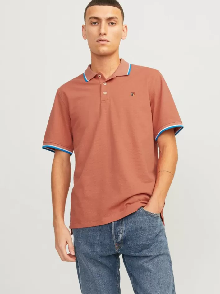 JACK & JONES T-shirts | Plain Shirt collar Polo