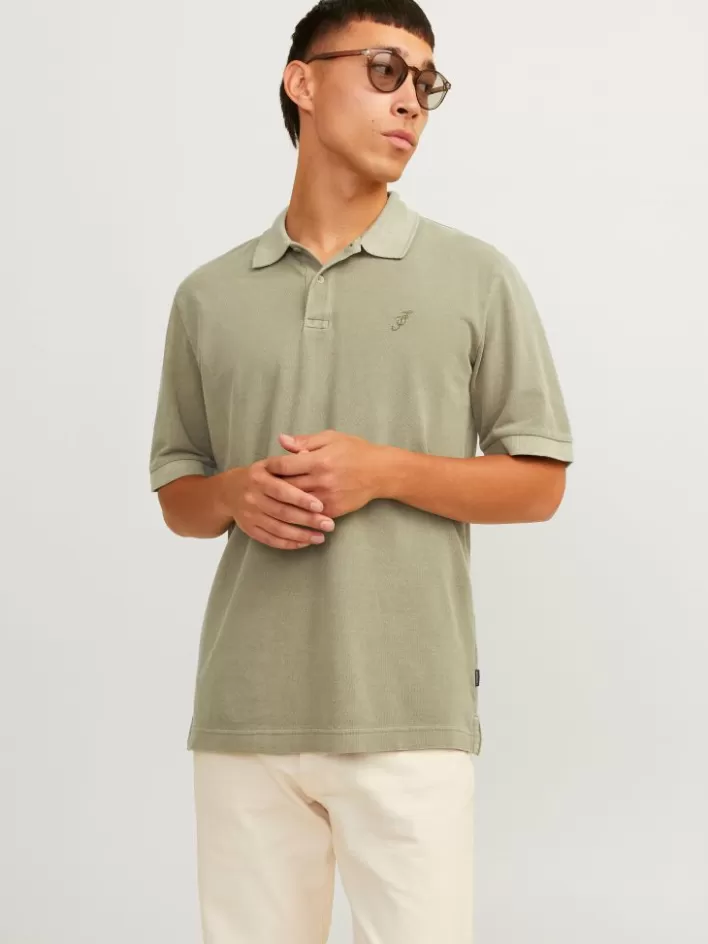 JACK & JONES T-shirts | Plain Shirt collar Polo