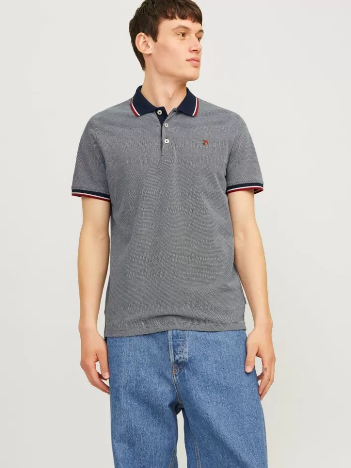 JACK & JONES T-shirts | Plain Shirt collar Polo
