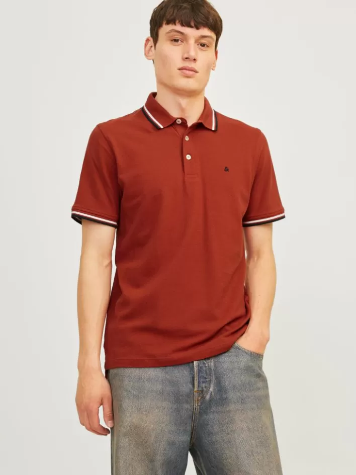 JACK & JONES T-shirts | Plain Shirt collar Polo