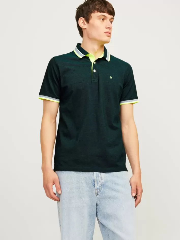 JACK & JONES T-shirts | Plain Shirt collar Polo