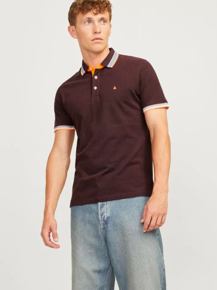 JACK & JONES T-shirts | Plain Shirt collar Polo