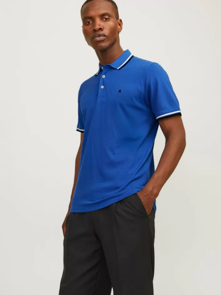 JACK & JONES T-shirts | Plain Shirt collar Polo