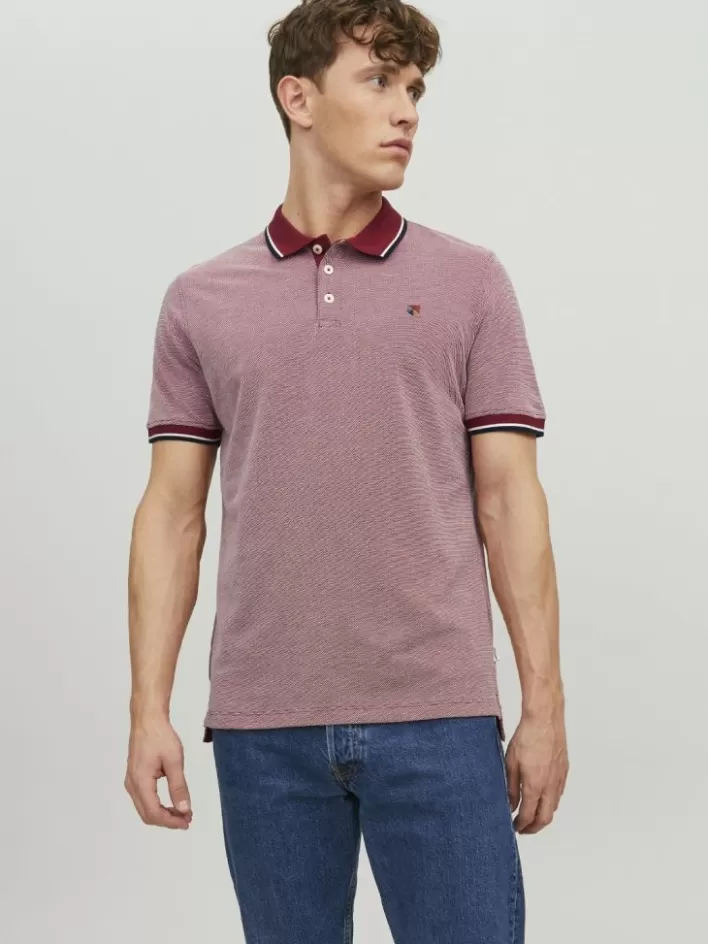 JACK & JONES T-shirts | Plain Shirt collar Polo