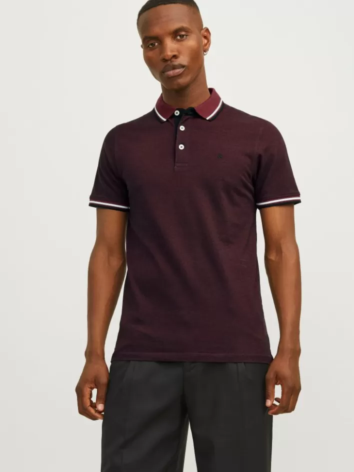 JACK & JONES T-shirts | Plain Shirt collar Polo