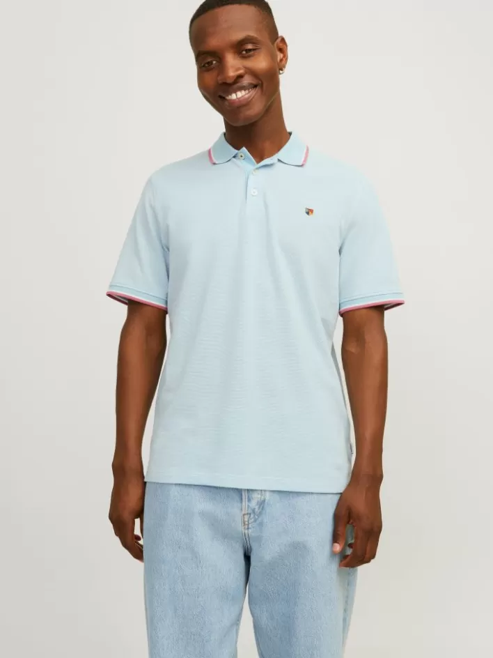 JACK & JONES T-shirts | Plain Shirt collar Polo