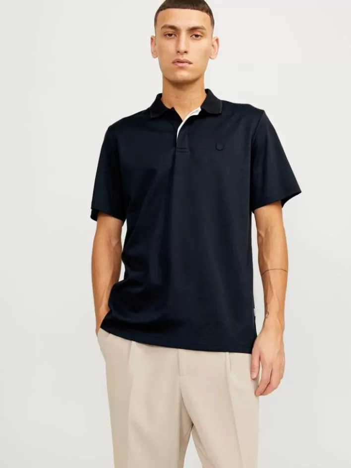 JACK & JONES T-shirts | Plain Shirt collar Polo