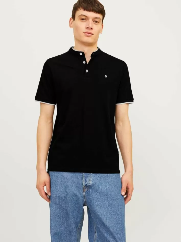 JACK & JONES T-shirts | Plain Shirt collar Polo