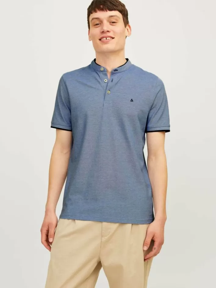 JACK & JONES T-shirts | Plain Shirt collar Polo