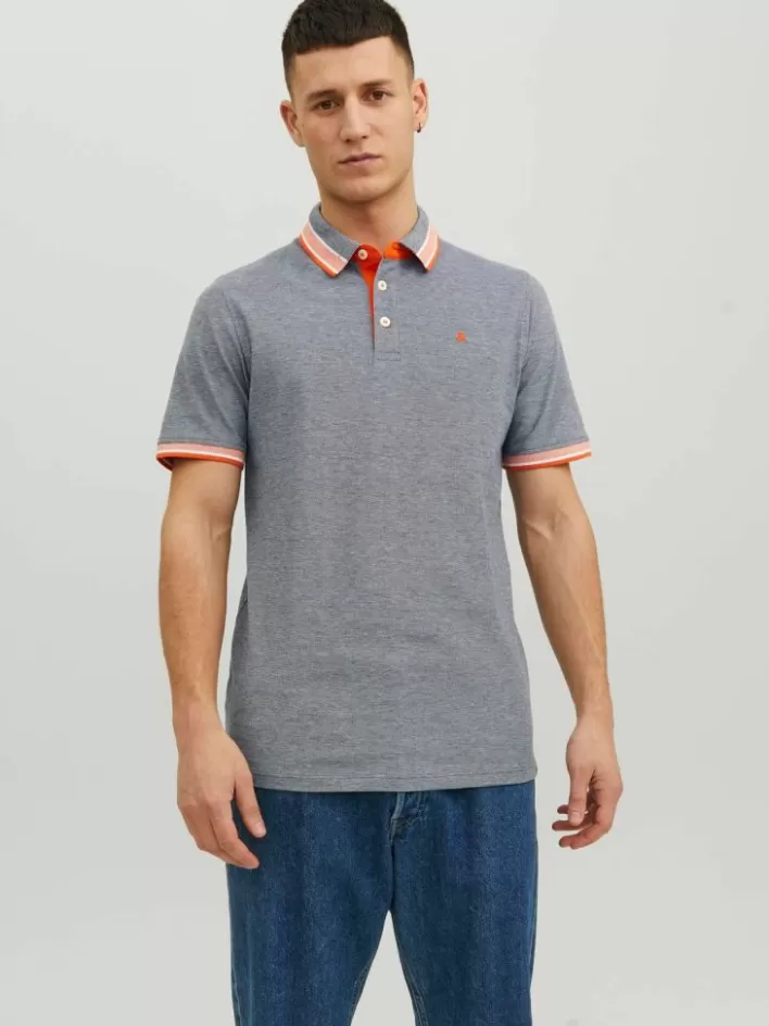 JACK & JONES T-shirts | Plain Shirt collar Polo
