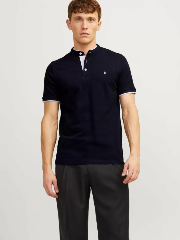 JACK & JONES T-shirts | Plain Shirt collar Polo