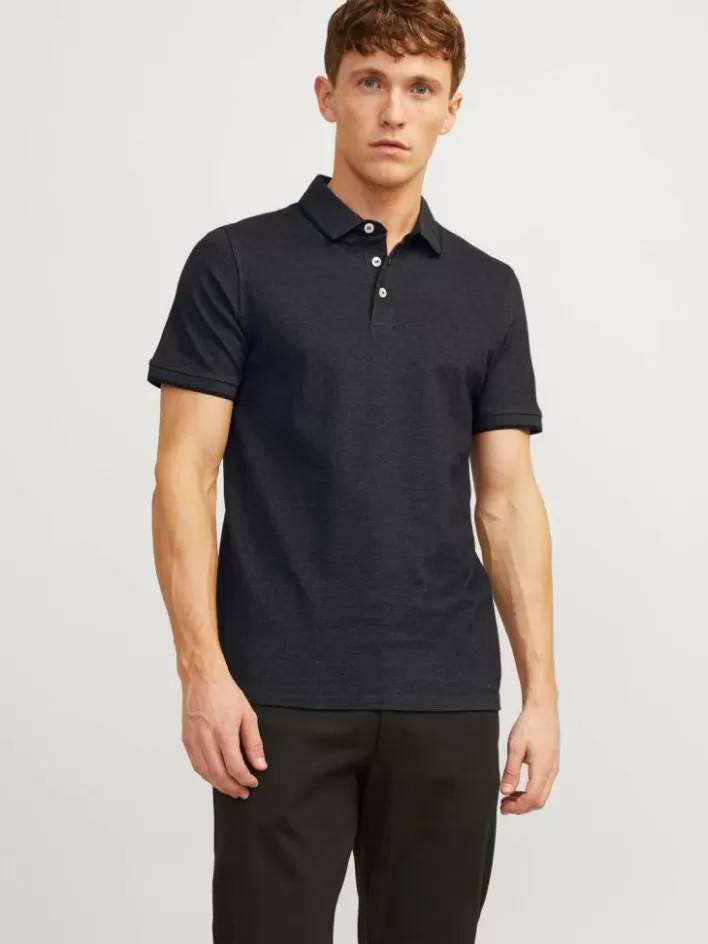 JACK & JONES T-shirts | Plain Shirt collar Polo