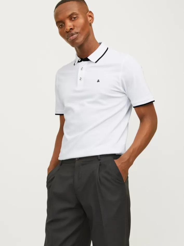JACK & JONES T-shirts | Plain Shirt collar Polo