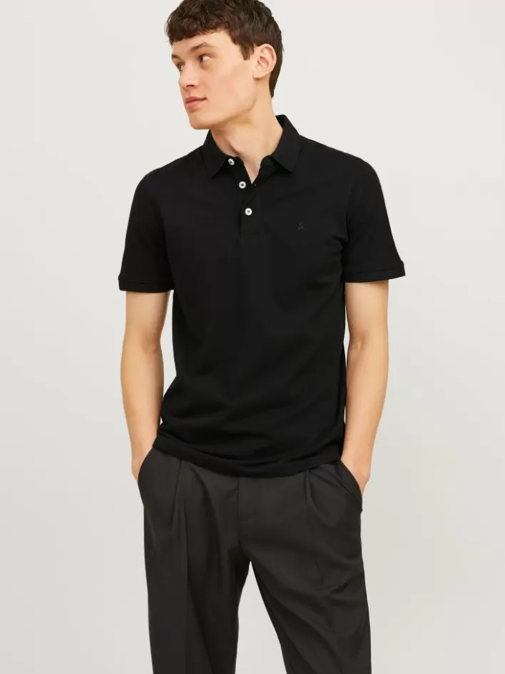 JACK & JONES T-shirts | Plain Shirt collar Polo