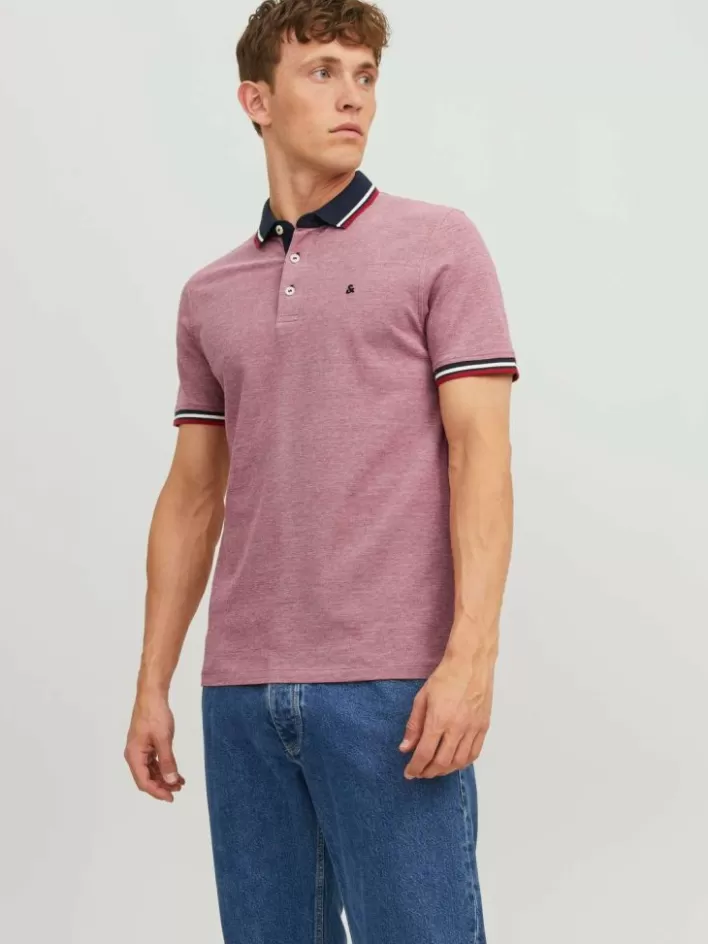 JACK & JONES T-shirts | Plain Shirt collar Polo