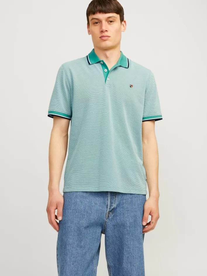 JACK & JONES T-shirts | Plain Shirt collar Polo