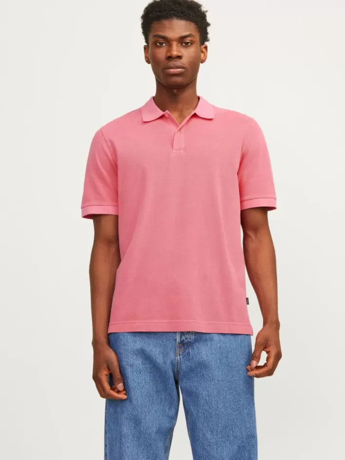 JACK & JONES T-shirts | Plain Shirt collar Polo