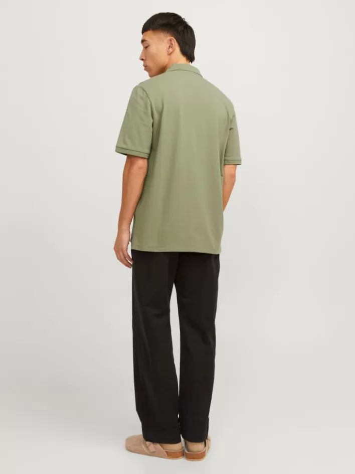 JACK & JONES T-shirts | Plain Shirt collar Polo