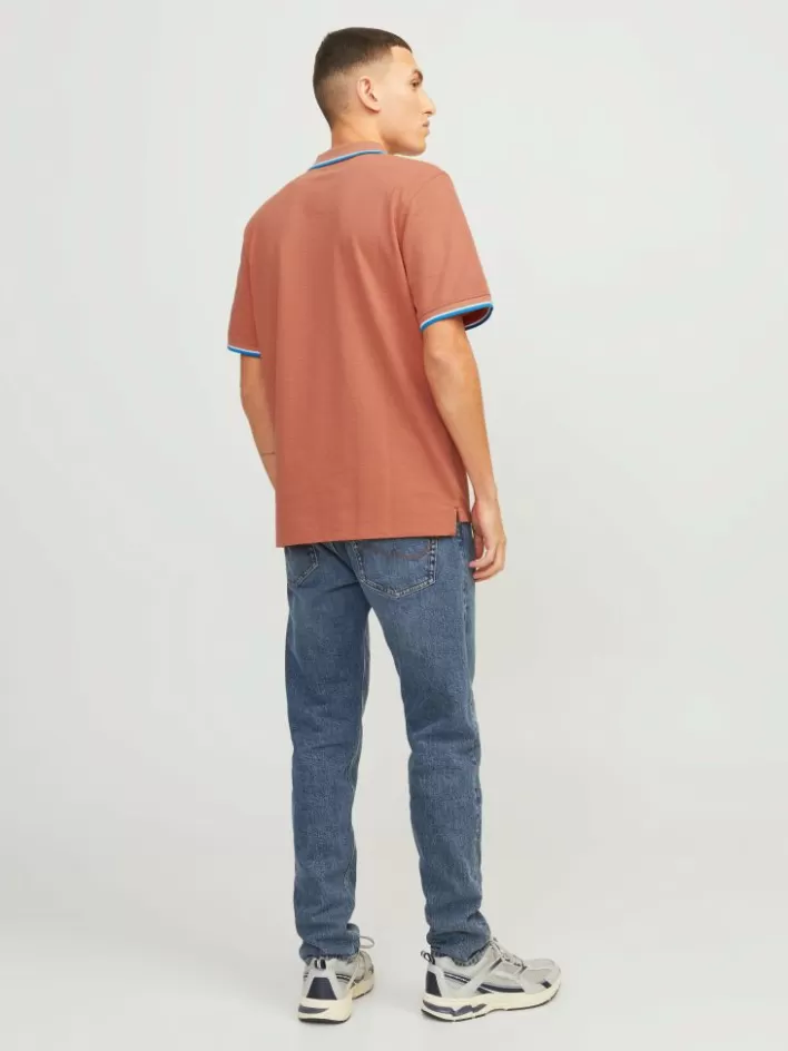 JACK & JONES T-shirts | Plain Shirt collar Polo