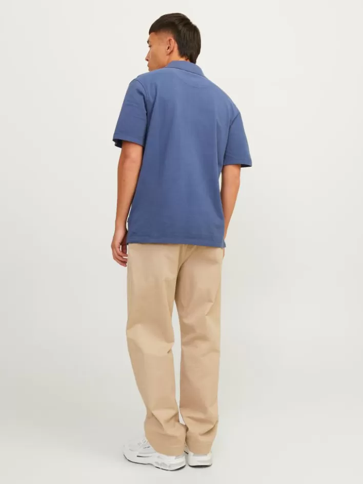 JACK & JONES T-shirts | Plain Shirt collar Polo
