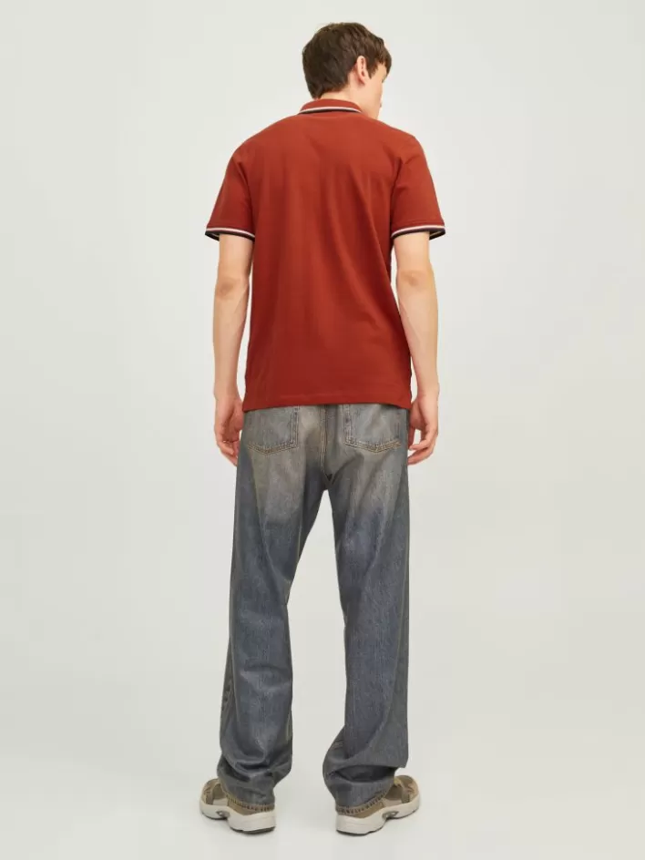 JACK & JONES T-shirts | Plain Shirt collar Polo