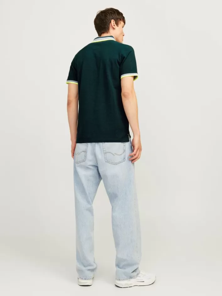 JACK & JONES T-shirts | Plain Shirt collar Polo