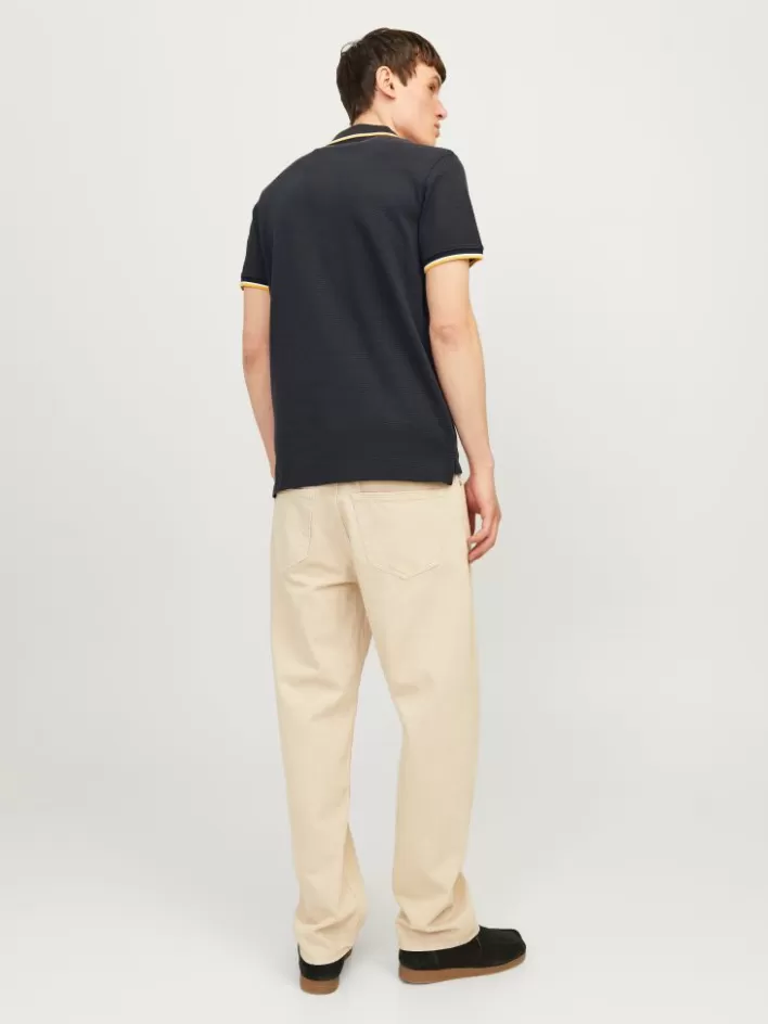 JACK & JONES T-shirts | Plain Shirt collar Polo