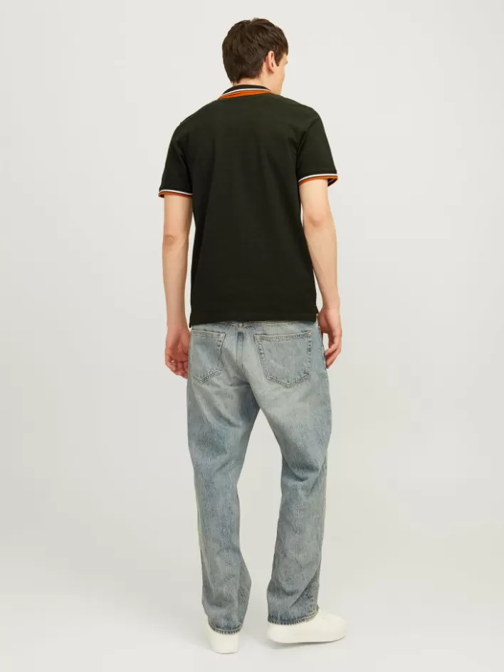 JACK & JONES T-shirts | Plain Shirt collar Polo