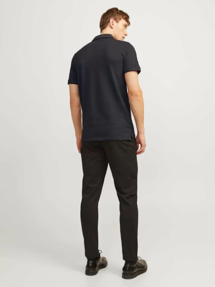 JACK & JONES T-shirts | Plain Shirt collar Polo