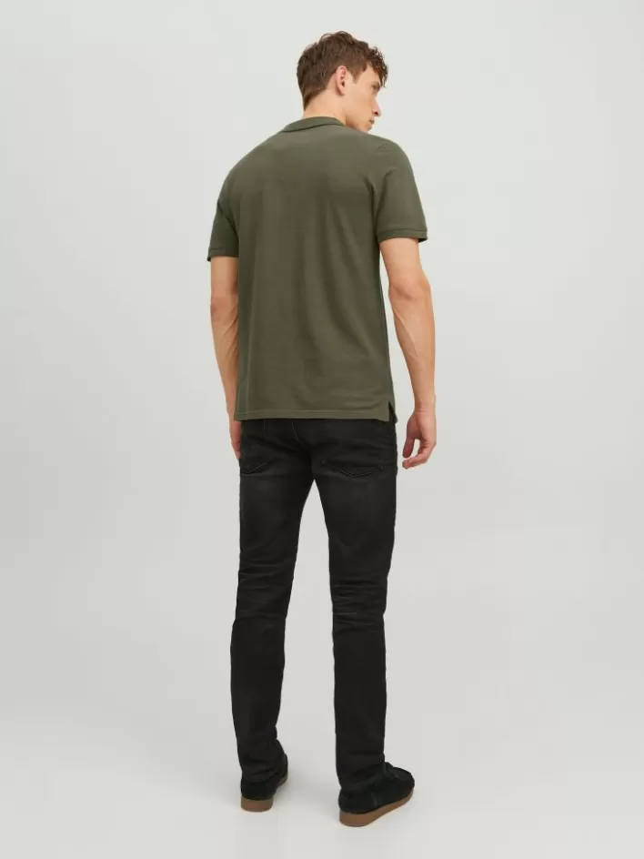 JACK & JONES T-shirts | Plain Shirt collar Polo