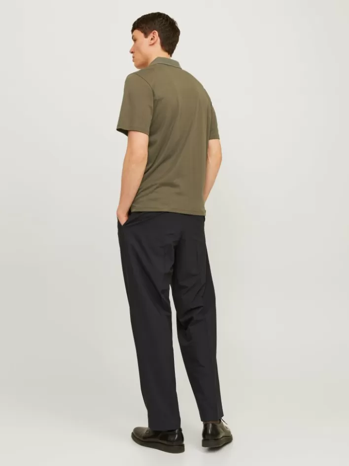 JACK & JONES T-shirts | Plain Shirt collar Polo