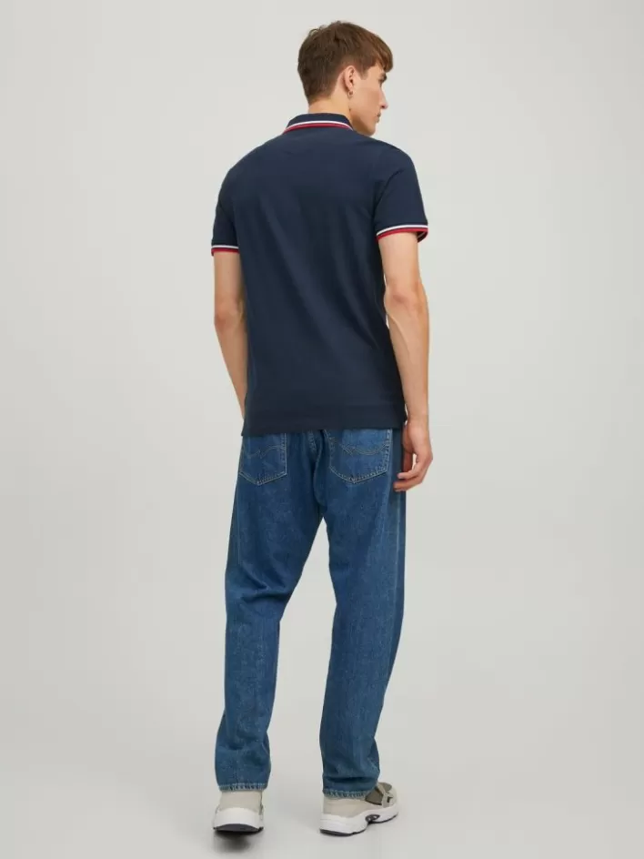 JACK & JONES T-shirts | Plain Shirt collar Polo