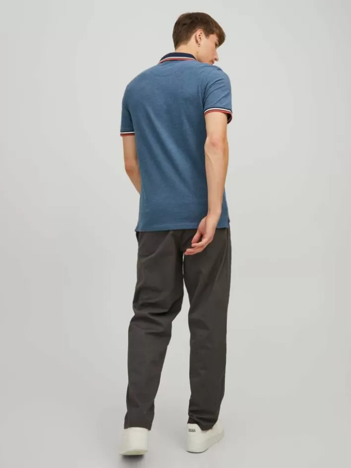 JACK & JONES T-shirts | Plain Shirt collar Polo