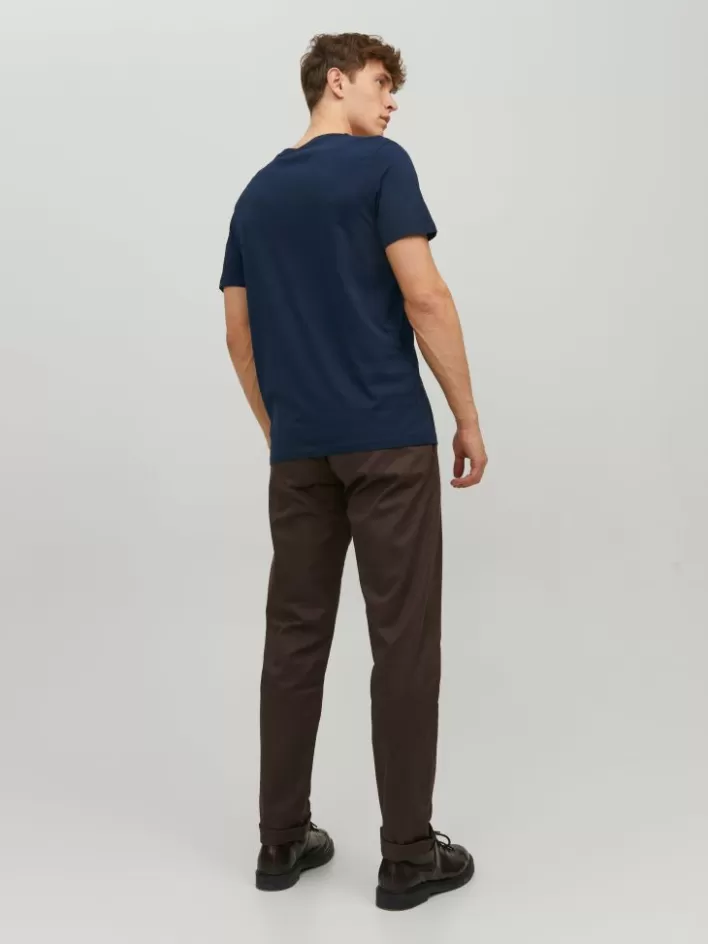 JACK & JONES T-shirts | Plain V-Neck T-shirt