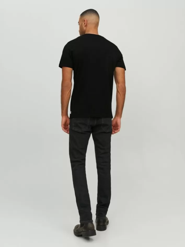 JACK & JONES T-shirts | Plain V-Neck T-shirt