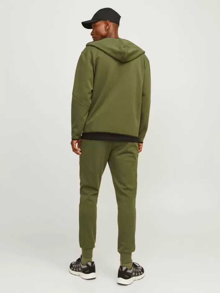 JACK & JONES Sweatshirts | Plain Zip Hoodie