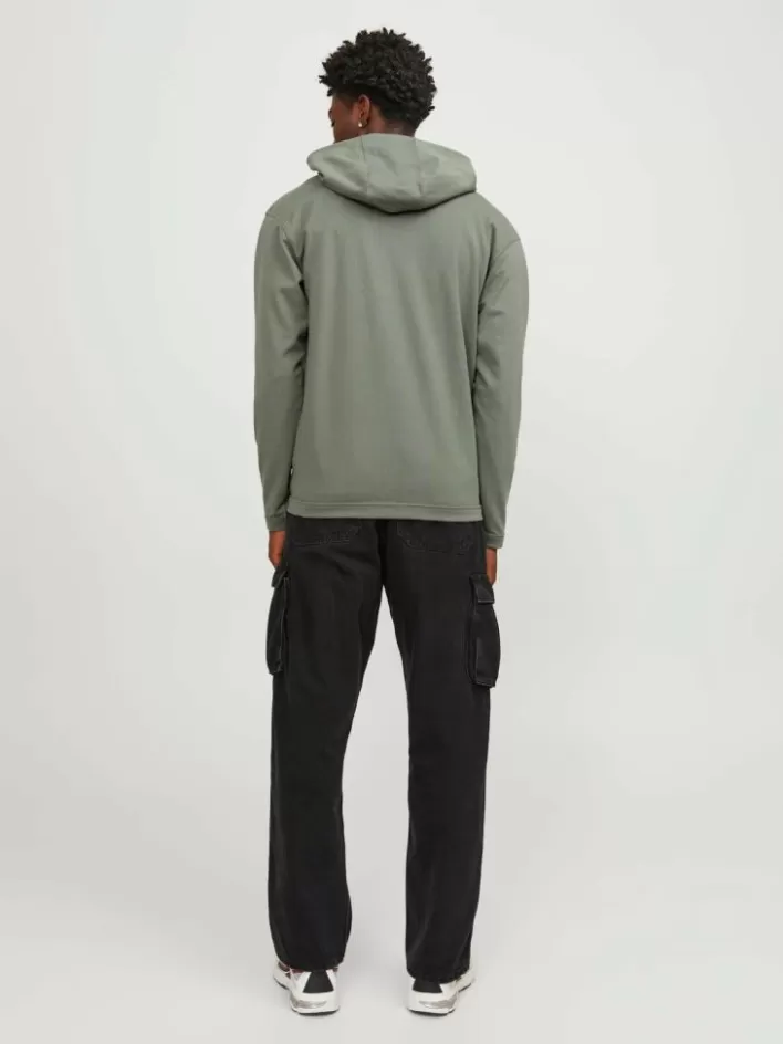 JACK & JONES Sweatshirts | Plain Zip Hoodie