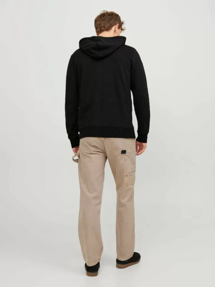 JACK & JONES Sweatshirts | Plain Zip Hoodie