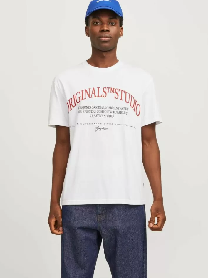JACK & JONES T-shirts | Printed Crew neck T-shirt