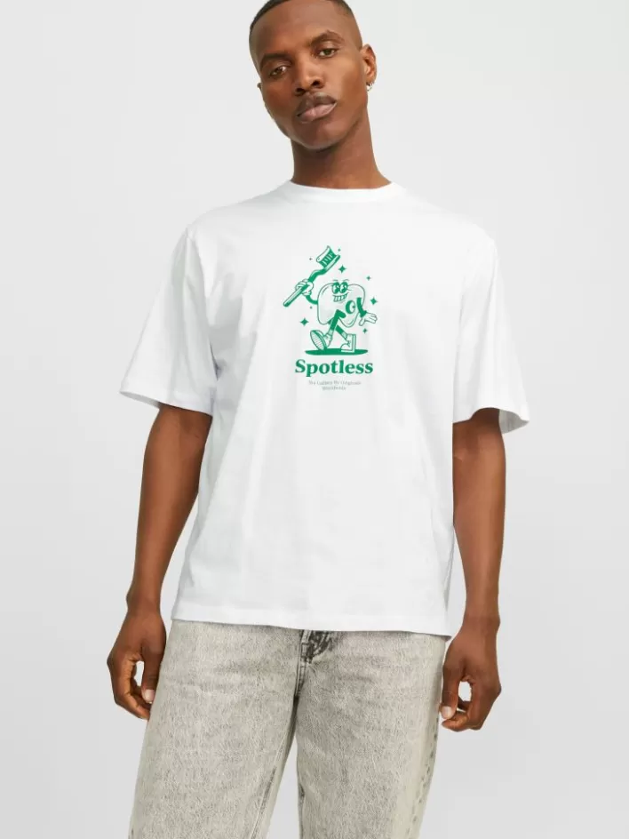 JACK & JONES T-shirts | Printed Crew neck T-shirt