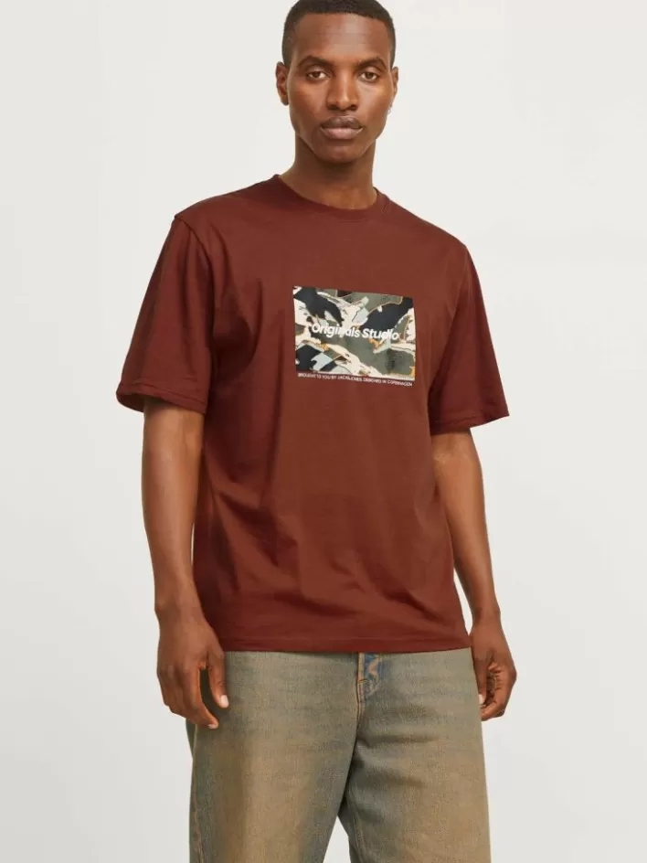 JACK & JONES T-shirts | Printed Crew neck T-shirt