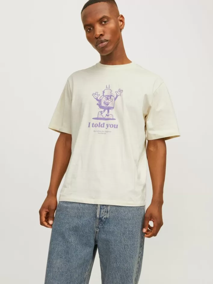 JACK & JONES T-shirts | Printed Crew neck T-shirt