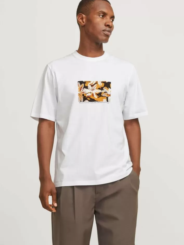 JACK & JONES T-shirts | Printed Crew neck T-shirt