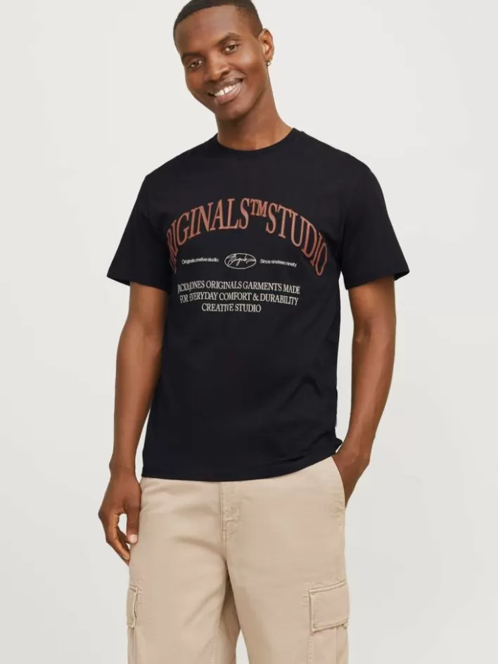 JACK & JONES T-shirts | Printed Crew neck T-shirt