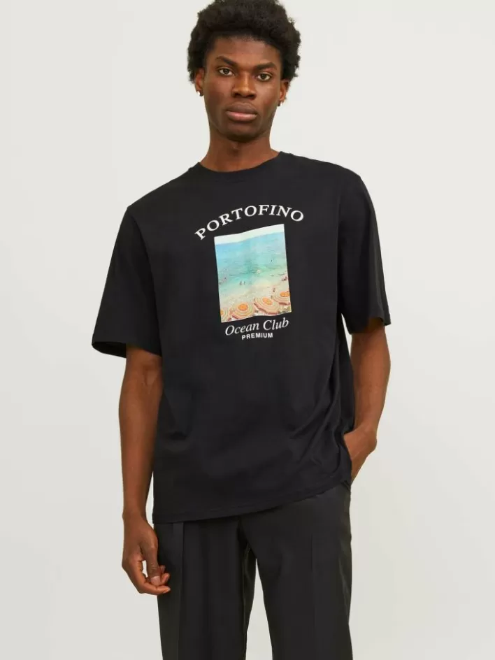 JACK & JONES T-shirts | Printed Crew neck T-shirt