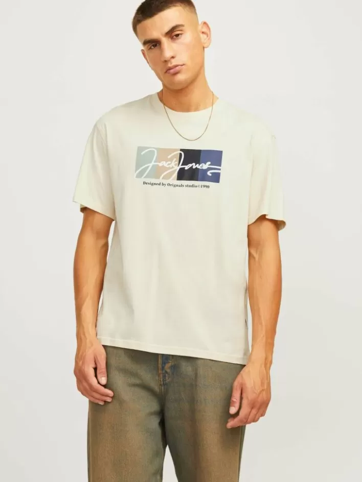 JACK & JONES T-shirts | Printed Crew neck T-shirt