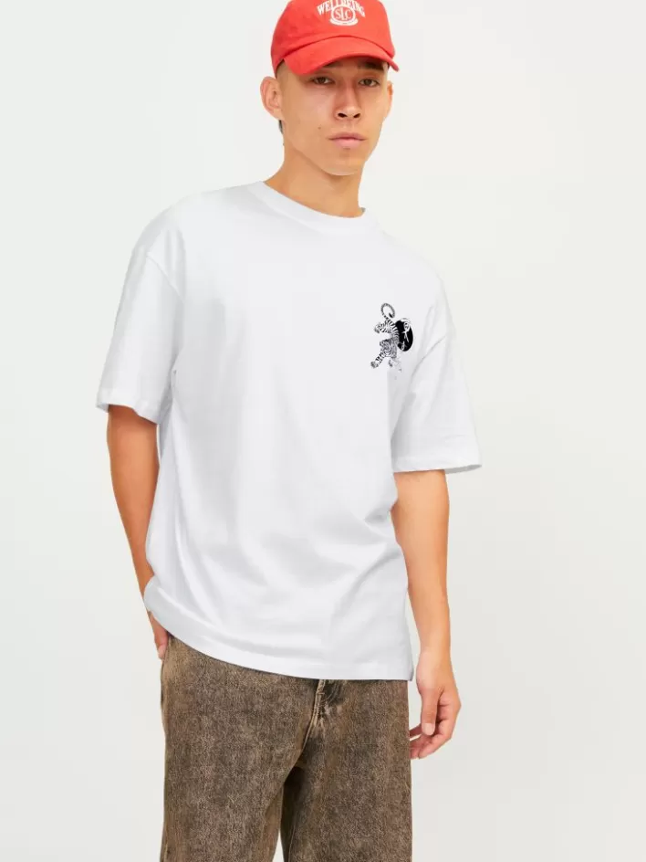 JACK & JONES T-shirts | Printed Crew neck T-shirt